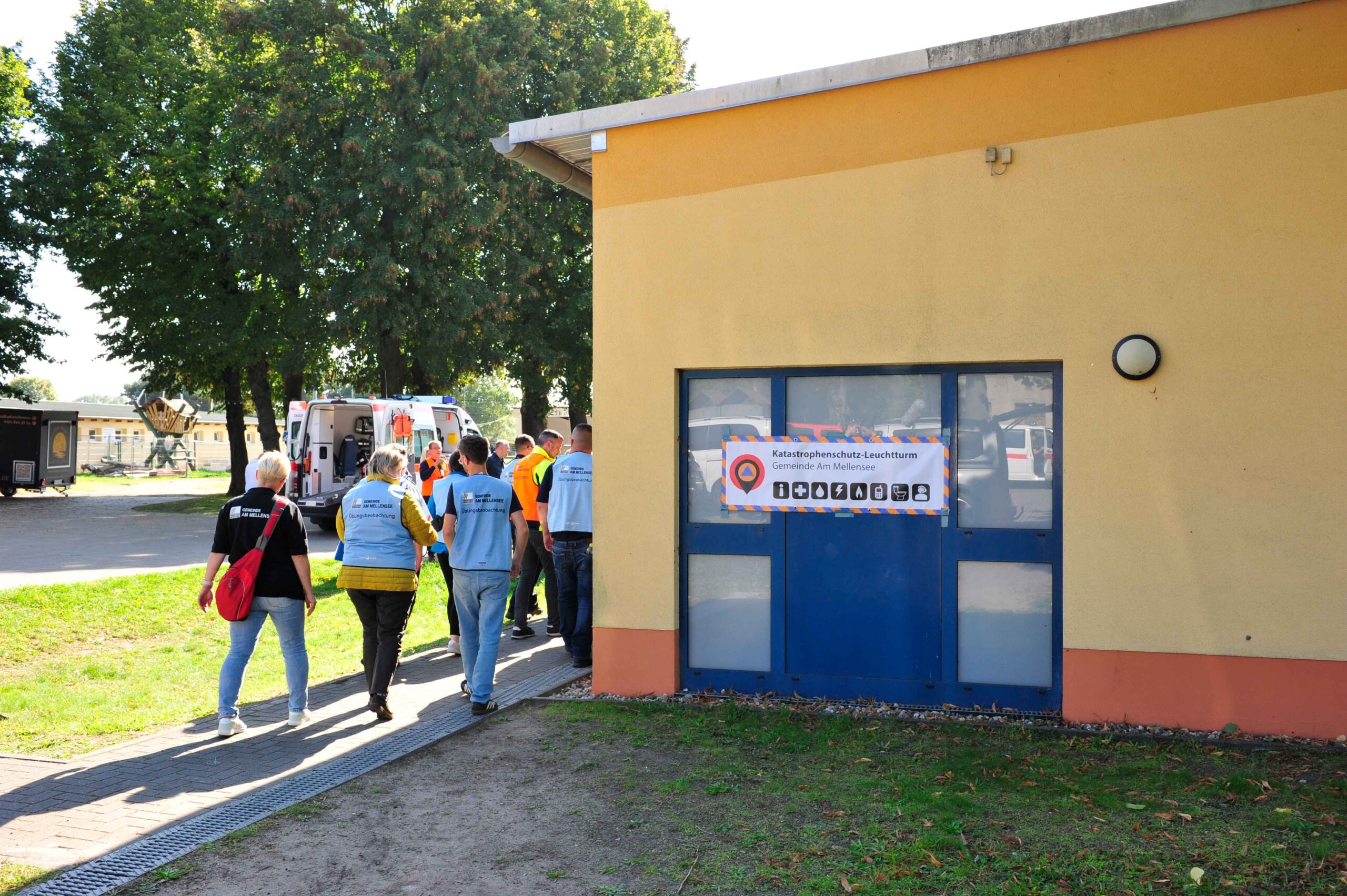 Gemeinde Am Mellensee Mehrzweckhalle Katastrophenschutz Leuchtturm